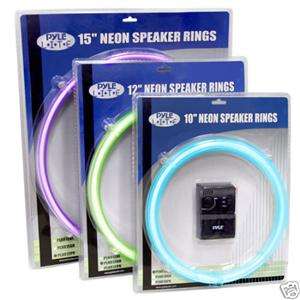 Pyle PLNR15BL 15 Purple Neon Speaker Rings Kit LOW S&H  