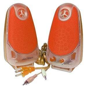   Piece AirWave 231 MultiMedia Speaker System (Orange) Electronics