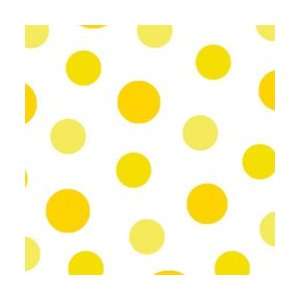 Spot Yellow Polka Dot Lunch Napkins: Kitchen & Dining