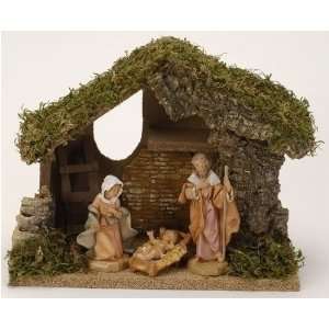  4 Piece Set Fontanini 5 Nativity Scene with Italian 