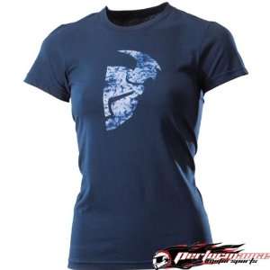  THOR MX HAVEN NAVY BLUE SMALL/SM WOMENS TEE/T SHIRT 
