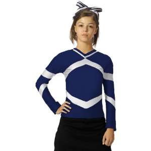   Shock Cheerleaders Uniform Shells NA/WH   NAVY/WHITE WOMEN s   XL