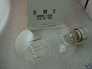 DMX PROJECTOR LAMP PROJECTION LIGHT BULB 120V 500 WATTS  