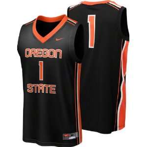   State Beavers Nike Black Replica Basketball Jersey