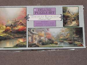   Kincade Deluxe Puzzle Set Includes Three Full Size Jigsaw Puzzles