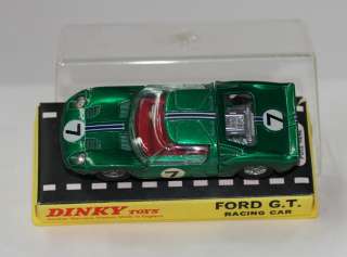 DINKY TOYS 215 FORD GT40 SPORTS RACING CAR METALLIC GREEN MIB  