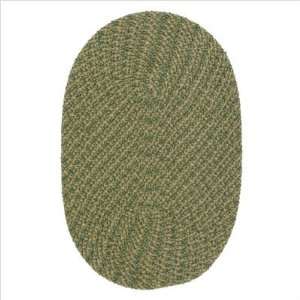  Braided Softex Myrtle Green Check Outdoor Rug Size 72 x 