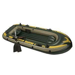 Intex Seahawk 4 Man Boat Kit 68351E Camping Swimmer  