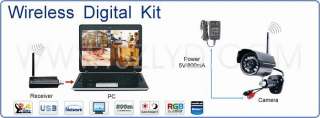   Security Surveillance Camera System Kit with Remote Monitoring