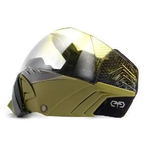  Angel Eyes Paintball Goggles   Olive w/ Gradient Yellow 