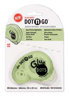   faster, easier and cleaner with the New Dot N Go Adhesive Dispenser