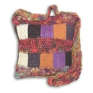  Earth Divas NFP 81 301 Patchwork Hemp & Recycled Silk Bag Beauty