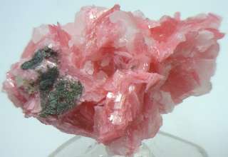 Pink RHODONITE Crystals with CALCITE   Mineral Specimen for 