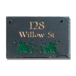  The Stone Mill Personalized Ivy Slate Plaques