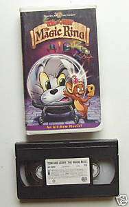 VHS TOM AND JERRY THE MAGIC RING MOVIE PLAYS GREAT   