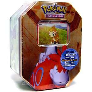 Pokemon EX Deluxe 2007 Collector Tin Set Numel with Chimchar Foil Card 
