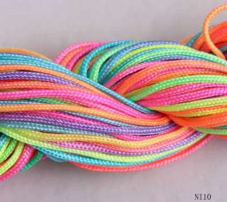   Macrame Rattail Beading Jewelry Craft Imitation Silk Thread String