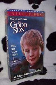 THE GOOD SON Macaulay Culkin Elijah Wood VHS MOVIE 086162855337  