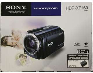 New Sony HDR XR160 Handycam Camcorder w/ 3 Lens Package 027242820081 