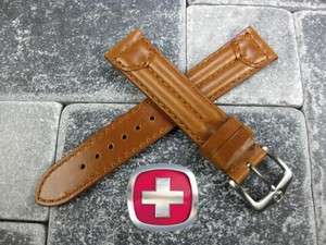 18mm SWISS ARMY CAVALRY MILITARY Leather Strap Band 18  