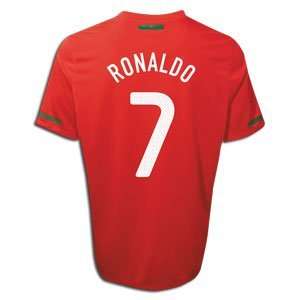  Portugal #7 Ronaldo Home 2010 World Cup Jersey (US SizeL 