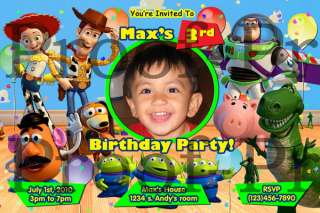 Toy Story Birthday Invitations   Free Thank You image!  