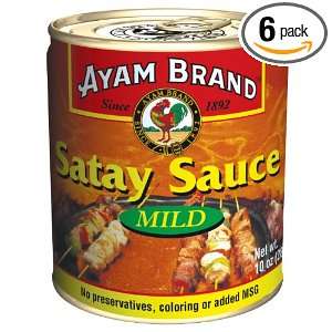 Ayam Satay Sauce, Mild, 10 Ounce (Pack Grocery & Gourmet Food