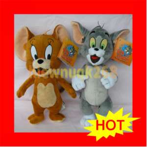 JERRY MOUSE TOM CAT PLUSH WARNER BROTHERS TOM & JERRY▲  
