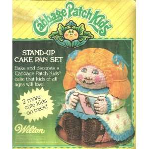 Wilton 3D Stand Up Cabbage Patch Kids Doll Cake Pan Set (2105 1988 