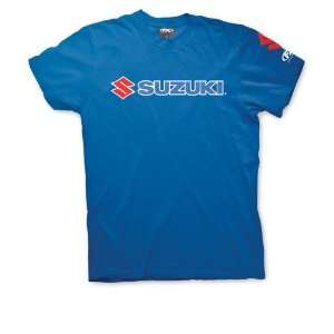    Factory Effex Suzuki Team T Shirt   Medium/Blue Automotive