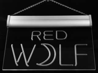 g251 r Red Wolf True Blood Neon Light Sign  