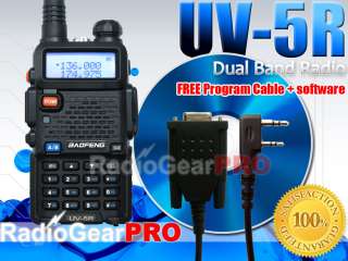 UV 5R BAOFENG Dual Band UHF/VHF 136 174 400 480 Radio Serial Program 