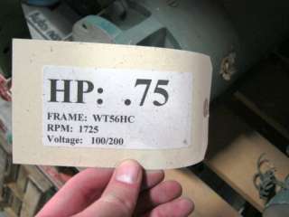 HP RELIANCE DC ELECTRIC MOTOR, 1725 RPM  