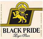   Quart beer labels Huber & West Bend Lithia Brewery Black Pride