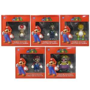  Super Mario Bros. 5 Inch Figures Wave 1: Toys & Games