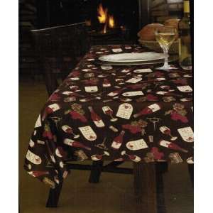  Tablecloth 54 X 72 Oblong, Chenin Blanc (Black 