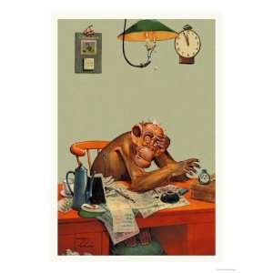  Tax Time Giclee Poster Print by Lawson Wood, 9x12