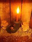 Primitive Halloween Witch Boot Candle Lamp Flicker bulb
