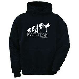 Krav maga Evolution martial arts sport black pullover hoodie S  