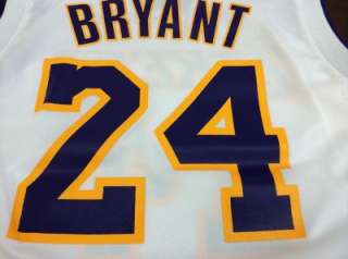 Kobe Bryant Lakers White Youth Large Jersey Revolution  
