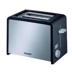 Cloer 3210NA Electronic Cool Touch Toaster, Stainless Steel/Black, 2 