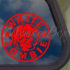 White Rob Zombie Decal Car Truck Window Sticker