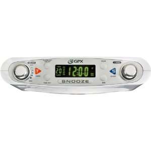   Under Cabinet AM/FM Clock Radio with Timer and Alarm Electronics