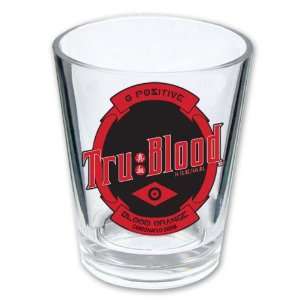  Tru Blood Beverage Logo Shot Glass: Kitchen & Dining