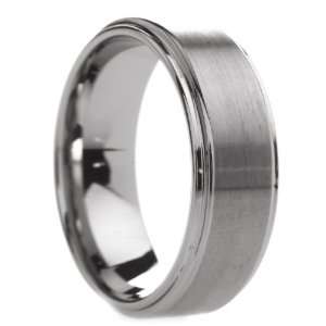  8 mm Mens Tungsten Carbide Rings Wedding Bands Polished 
