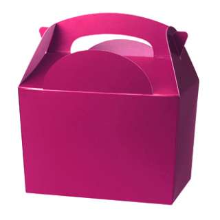 30 x Party Food Boxes Pink,blue,red,gold,silver,white  