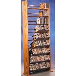  Wood Shed Solid Oak Dowel CD Rack TWS 901: Electronics